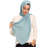 Txameru Hijab for Women Chiffon Hijab Scarfs for Women Long Shawl