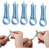 5 PCS Network Cable Untwist Tool,Wires Separator Tools, Wire Straightener Engineer Wire Straightener for CAT5/CAT5e/CAT6/CAT7 Wires Pair Separator Tools Quickly Easily Untwists (blue)