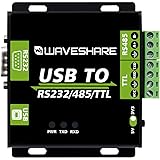 Waveshare USB to RS232 / RS485 / TTL Industrial Isolated Converter with Original FT232RL Embedded Protection Circuits and Alu