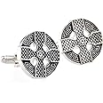 MRCUFF Celtic Cross Irish Ireland Cufflinks Pair in a Presentation Gift Box & Polishing Cloth