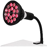 DMMBMFC Red Light Therapy Lamp-54W 18 LED Infrared Light Therapy Device with Adjustable Lamp Holder, 660nm Red and 850nm Near Infrared for Face Body (Red2)