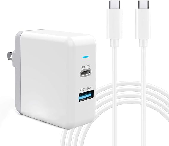 Amazon Com Cargador De Pared Usb C 48 W 2 Puertos Tipo C