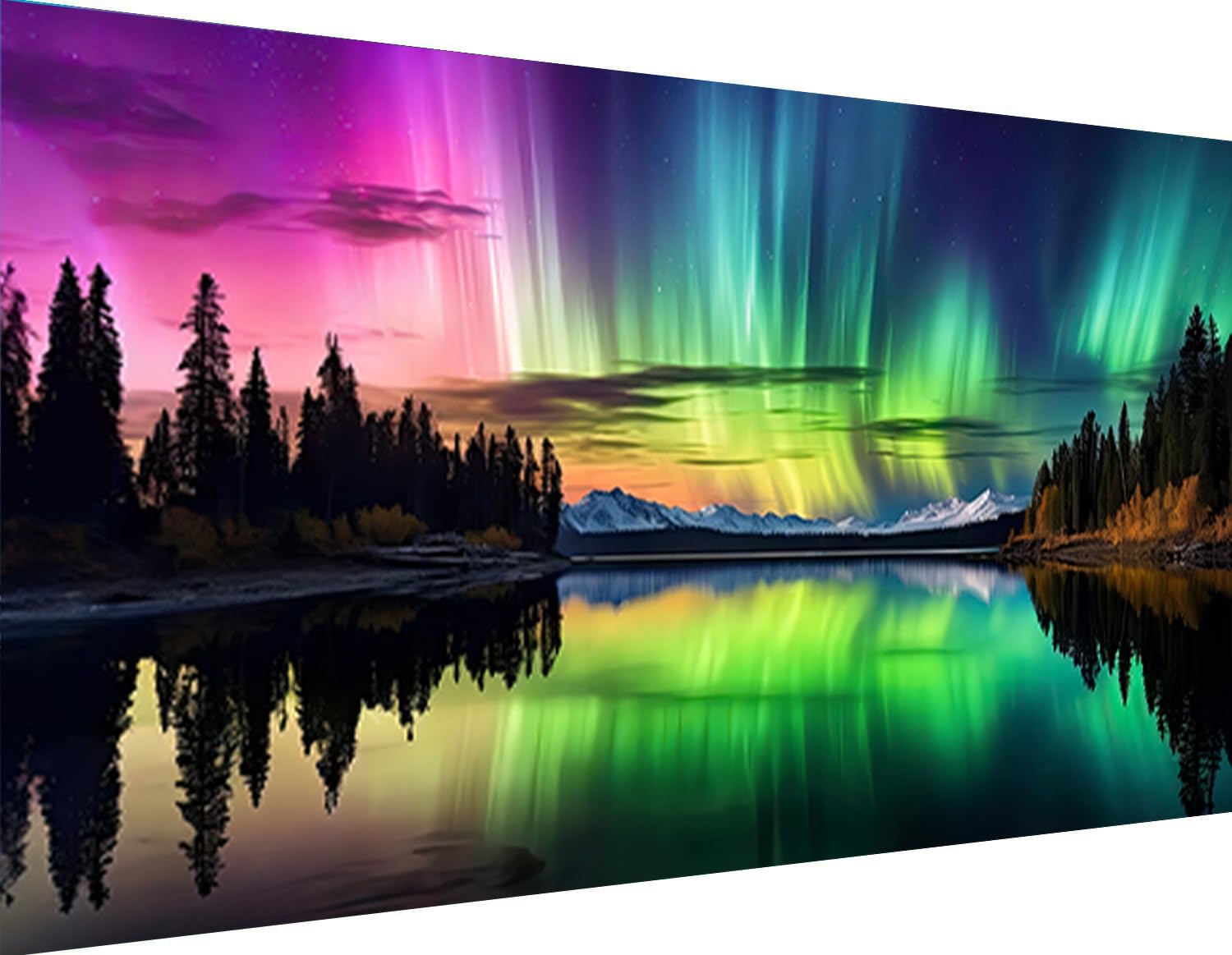 BEAYIOU 5D Diamond Painting Kits for Adults, Large Aurora Diamond Art for Adult Beginners, Full Drill Aurora Crafts Gem Art Painting for Home Wall Decor 19.6X11.8 in