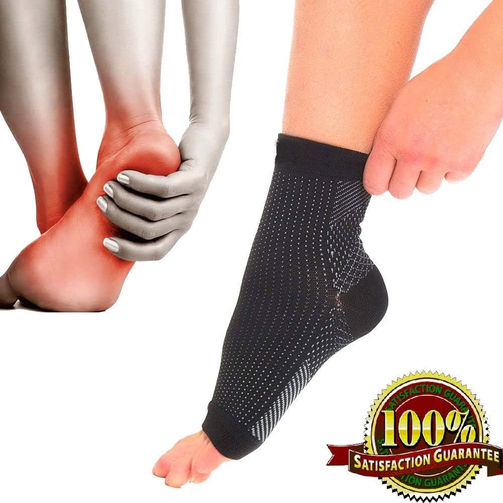 Compression Socks Plantar Fasciitis Foot Arch Support Pain Heel Relief Splint (S/M)