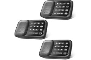 H HOSMART Hosmart Intercoms Wireless for Home, 2024 Upgraded Full Duplex Wireless Intercom System for Home Use, 1200 Feet Range Portable Home Intercom System for Business(3stations)