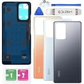 Eonpam Back Cover Glass for Xiaomi Redmi Note 10 Pro M2101K6G/R Gray | Original quality back glass replacement rear glass battery cover back cover replacement with repair kit.