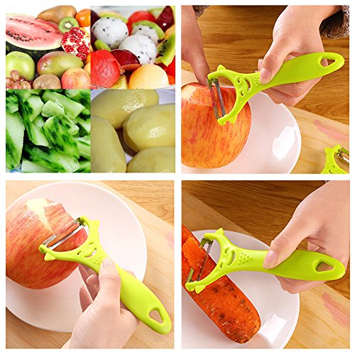 Yoohe Fruit peeler Slices Multi-function Kitchen Tool Fruit Potato Vegetables Peeler Scraping Knife