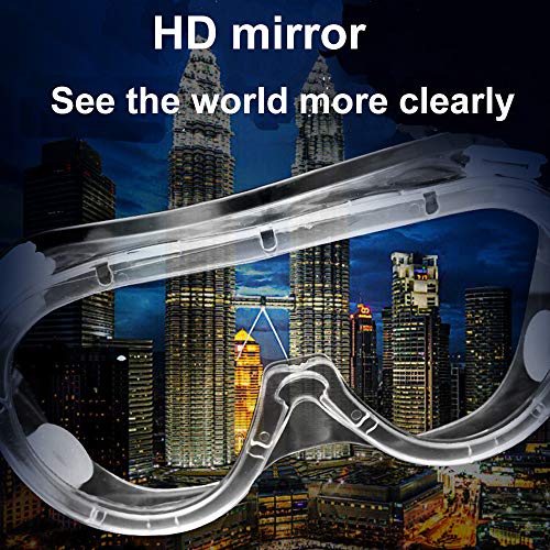 image for SuperMore Anti-Fog Protective Safety Goggles Clear Lens Wide-Vision Ad