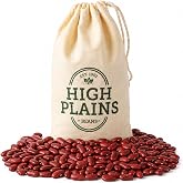 High Plains Beans Dark Red Kidney Beans, 1 lb Bag, Premium Dry Beans | Firm Texture and Deep Color, Holds Its Shape, Triple-Cleaned, High in Protein and Fiber, Gluten Free, Grown in the USA.