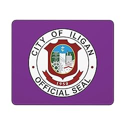 Iligan City Seal Mouse Pad Square Mousepads with