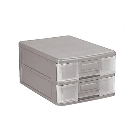Cello Mini 2 Rectangle Plastic Drawer Grey Amazon In Home Kitchen