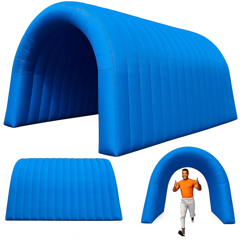 Photo 1 of 16.5x10x10FT Quick Setup Inflatable Tunnel Arch - for Sports Games, Trade Shows & Promotions (Blower Included)