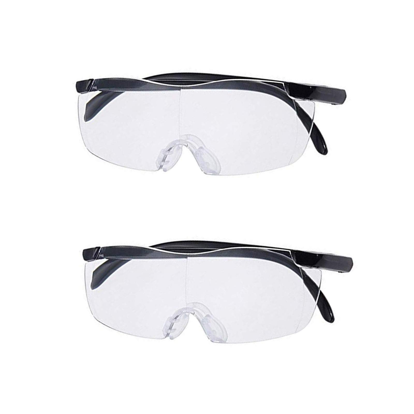 Big Vision Magnifying Glasses 160 Times Presbyopic Eyewear Makes Everything Glass 2pcs
