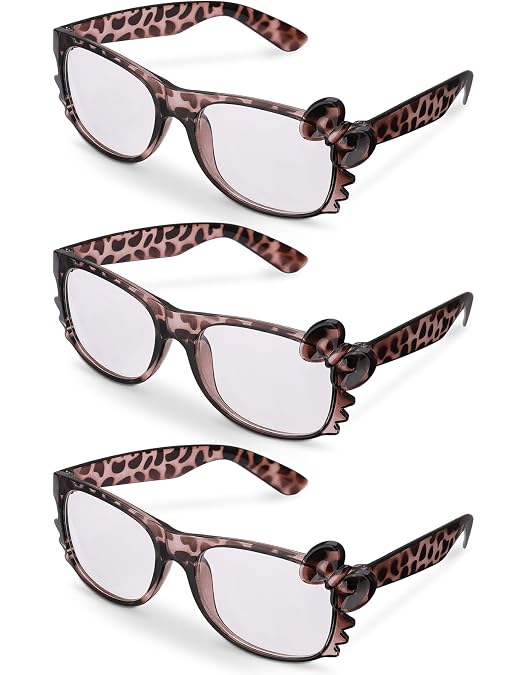 Cheetah Print Brown Frames Miss Kitty, cat eye shaped sunglasses . Cateye Shape Oversized Frame Sunglasses In Leopard Print  main image 4