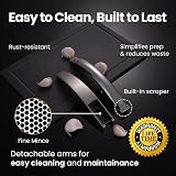 Gourmet Easy Garlic Press Stainless Steel Detachable Handle, No Peel view 4