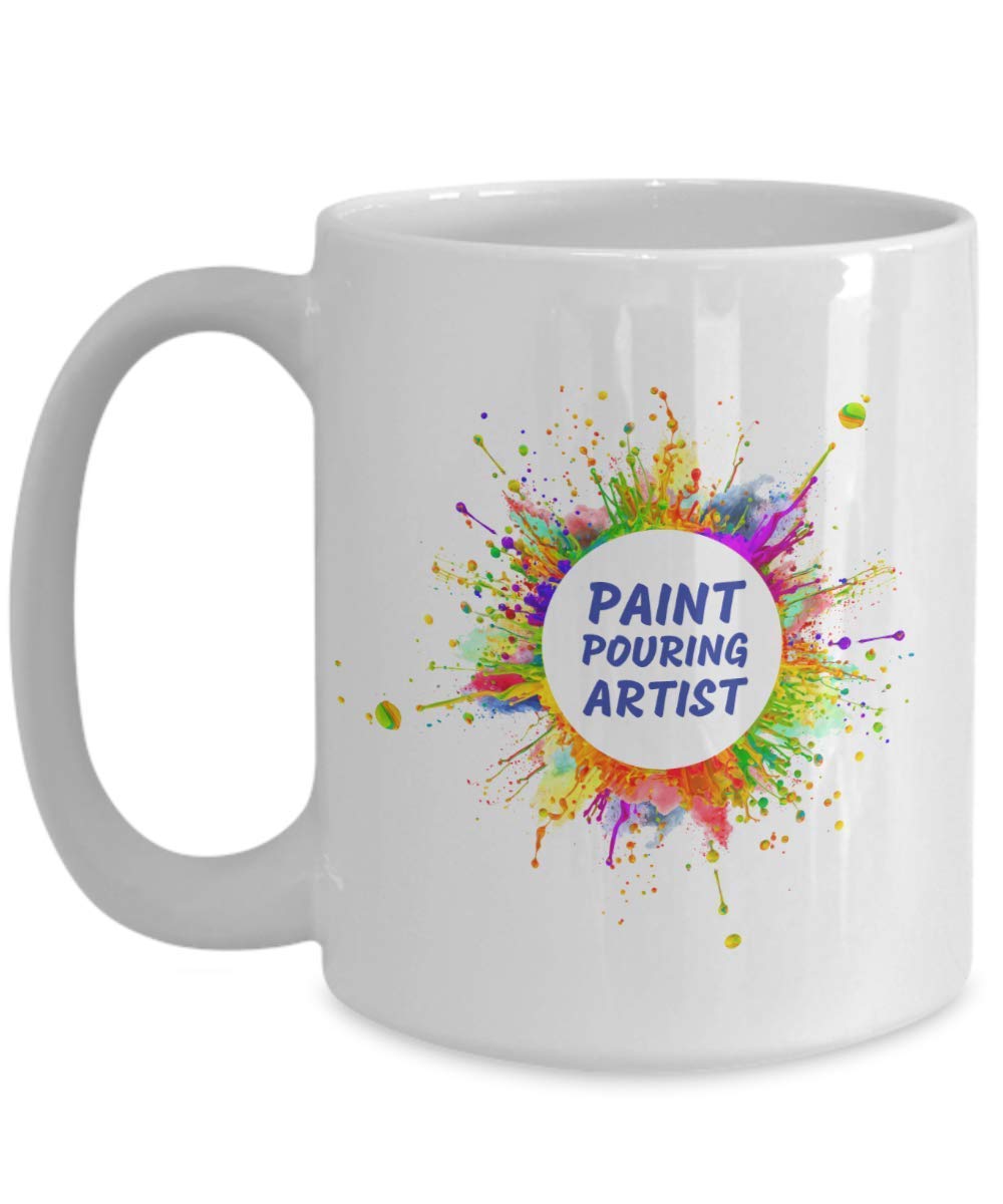 7447 Regalo personalizado Tee blanca Taza 11oz Pintura acrílica ...