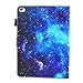 iPad 9.7 2017 case, iPad 9.7 2018 Case, iPad Air Case, iPad Air 2 Case, Dluggs PU Leather Folio Smart Cover with Auto Sleep/Wake for Apple iPad 6th / 5th Gen,iPad Air 1/2 Tablet, Space