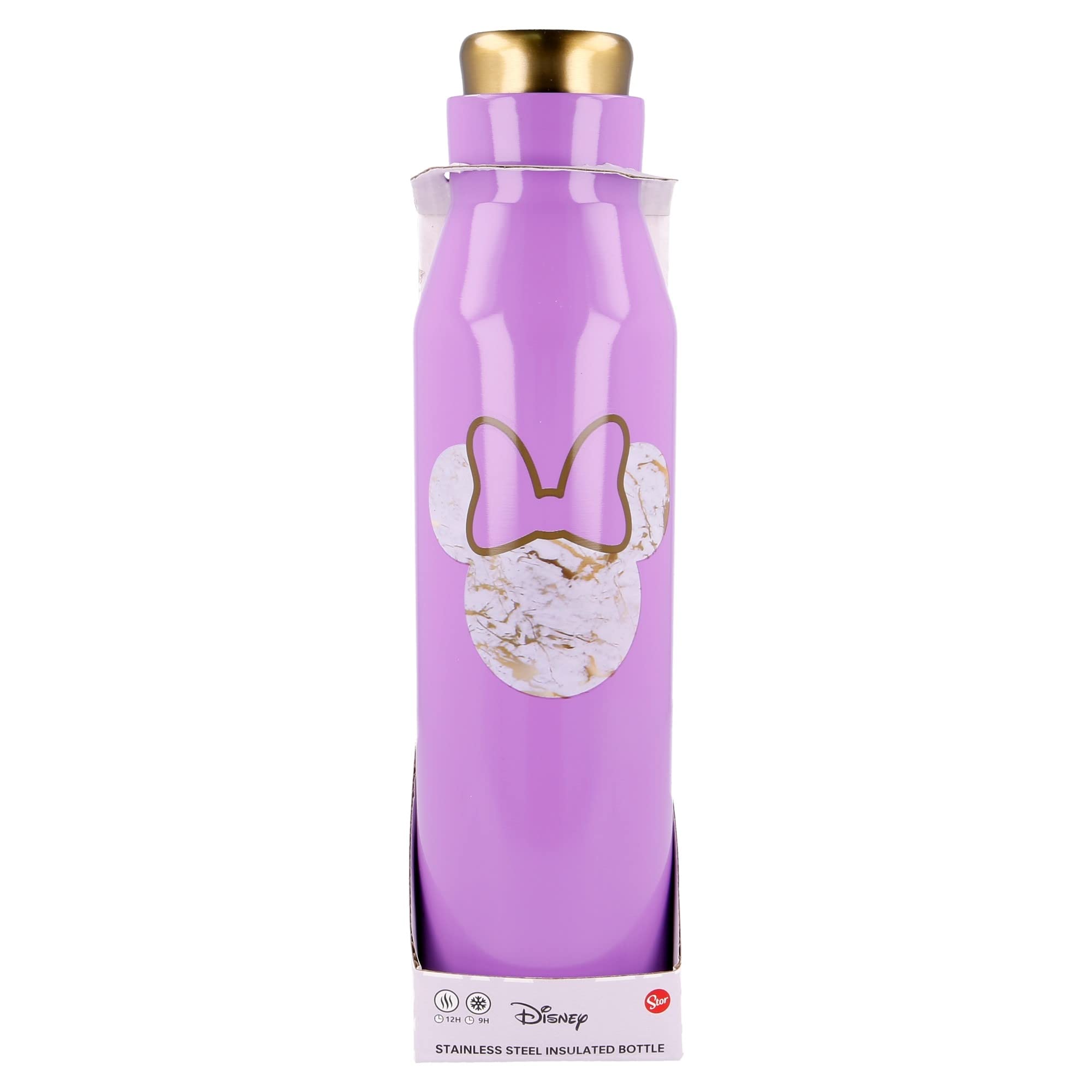 Stor Diabolo Stainless Steel 580 ml Minnie Thermos Bottle, Single, Standard