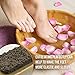 IBEET Natural Earth Lava Pumice Stone Callus Remover Foot Brush Feet Scrubber
