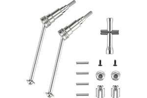 HAIBOXING 1/18 RC Cars Spare Parts Metal Front Universal Shafts & Metal Diff. Cups & Pins & Lock Nut M3 M1884 Apply to 2021 New Version 18859A & 18859 & 18858 & 18868 (M1883 &M1903)