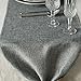 Ling's moment Gray Faux Burlap Table Runner Wrinkle-Free 14 x 96 Inch for Wedding Party Thanksgiving Christmas Farmhouse Table Runner