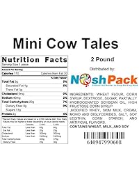 Nosh Pack Mini Vainilla Cuentos de vaca, 2 libra