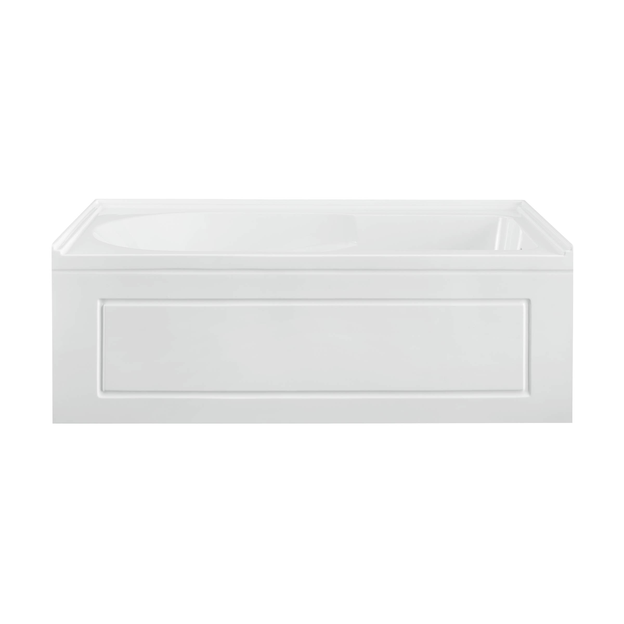 Photo 1 of Swiss Madison Well Made Forever SM-AB560, Concorde 60 in. x 32 in. Acrylic Glossy White, Alcove, Integral, Right-Hand Drain, Apron Bathtub