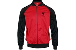 LIVERPOOL F.C. Liverpool Football Club Official Soccer Gift Mens Retro Track Top Jacket