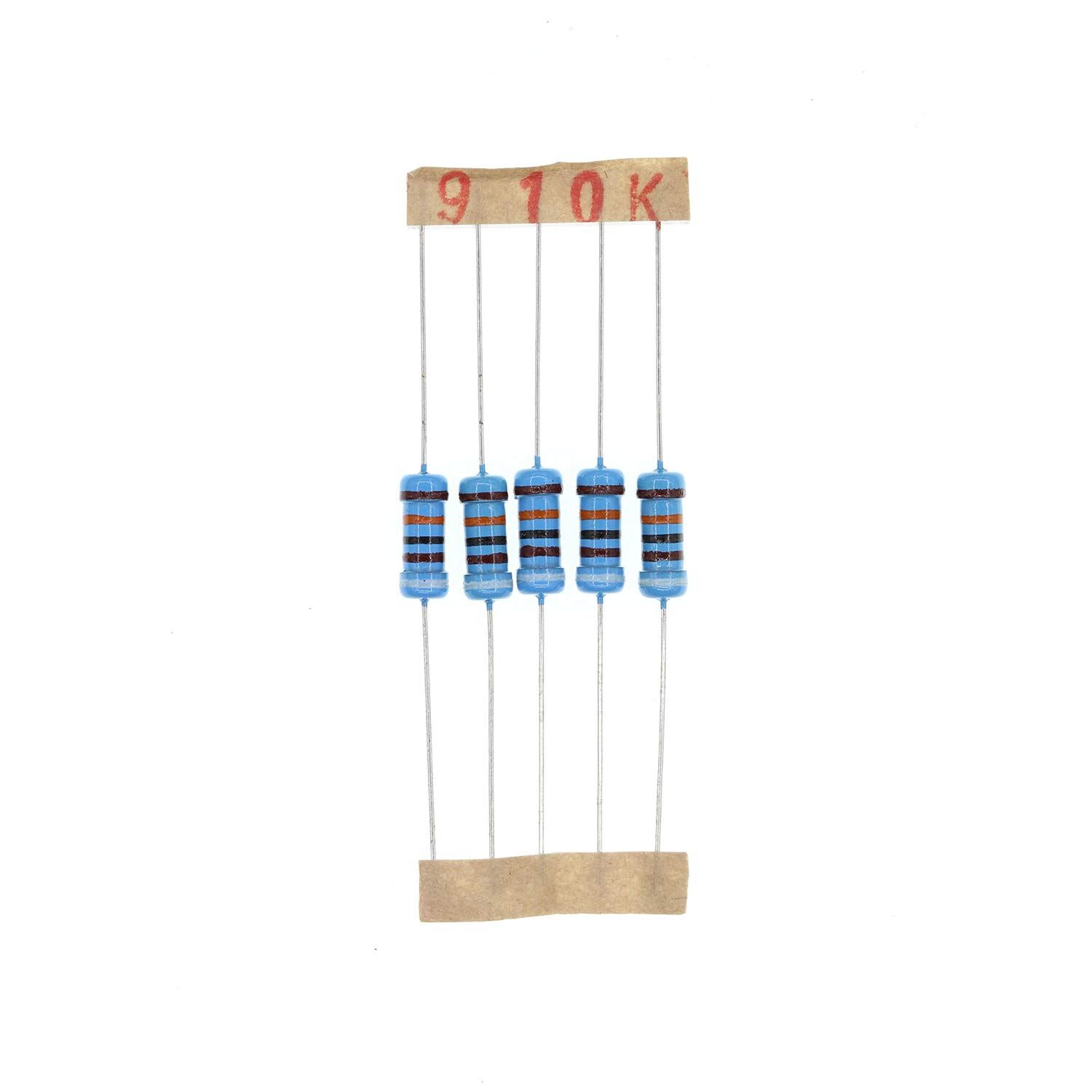 HUABAN 100PCS 1 Watts 1W 910K Ohm 1% Metal Film Resistor