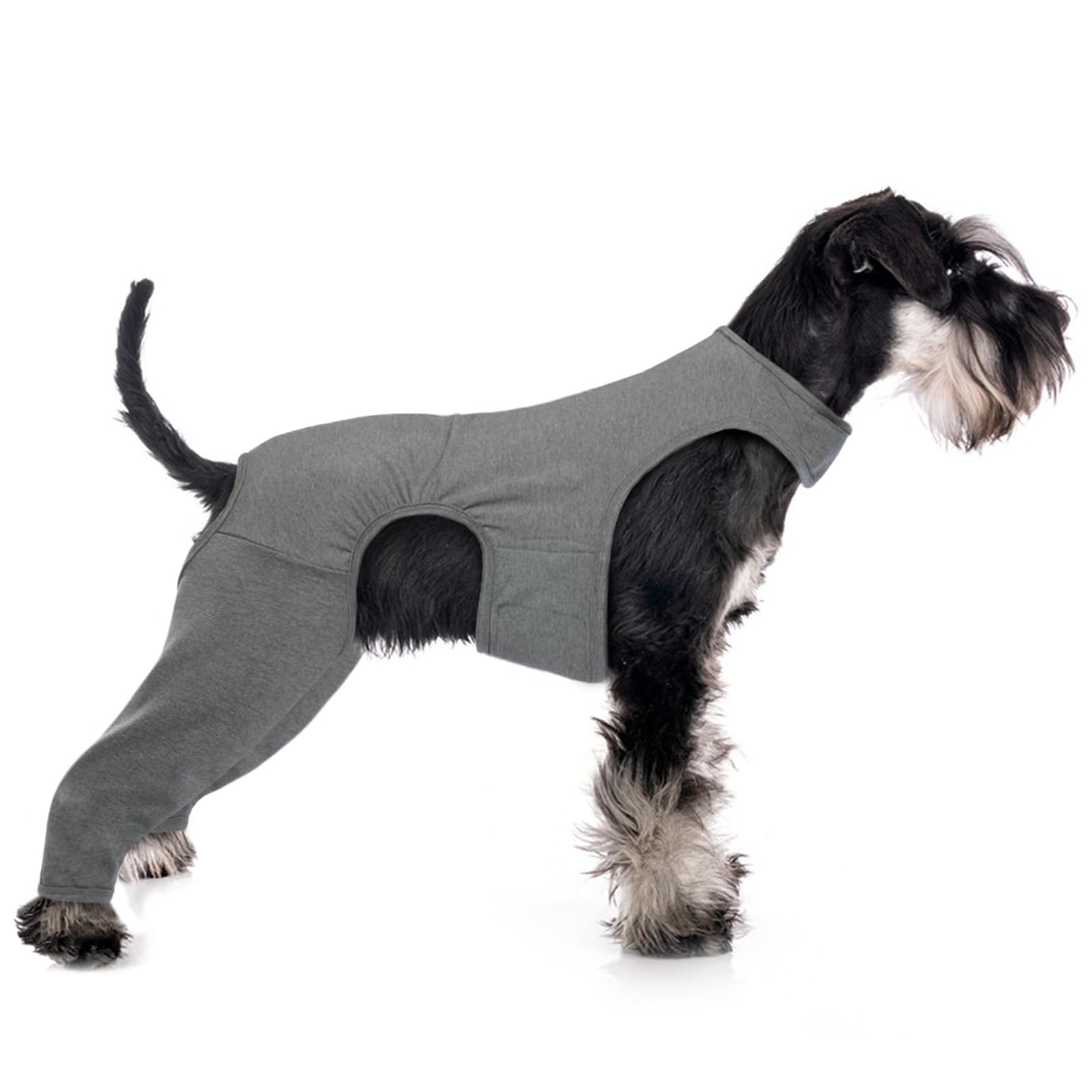 Hjyokuso Recovery Suit For Dogs - Dog Surgery Recovery Suit, Lick Sleeve For Rear Leg, Elbow Protector, Sleeve To Prevent Licking, Avoids Wound Infection - S