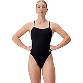 Speedo Womens Swimsuit One Piece Cheeky Coverage Endurance+ Solid Adult Club Training