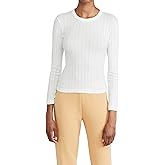 Leset Women's Pointelle Slim Fit Top