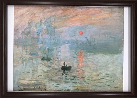 Amazon クロード モネ 印象 日の出 ポスター 輸送用 額付き ホビー おもちゃ 名画 グッズ 風景 おもちゃ おもちゃ