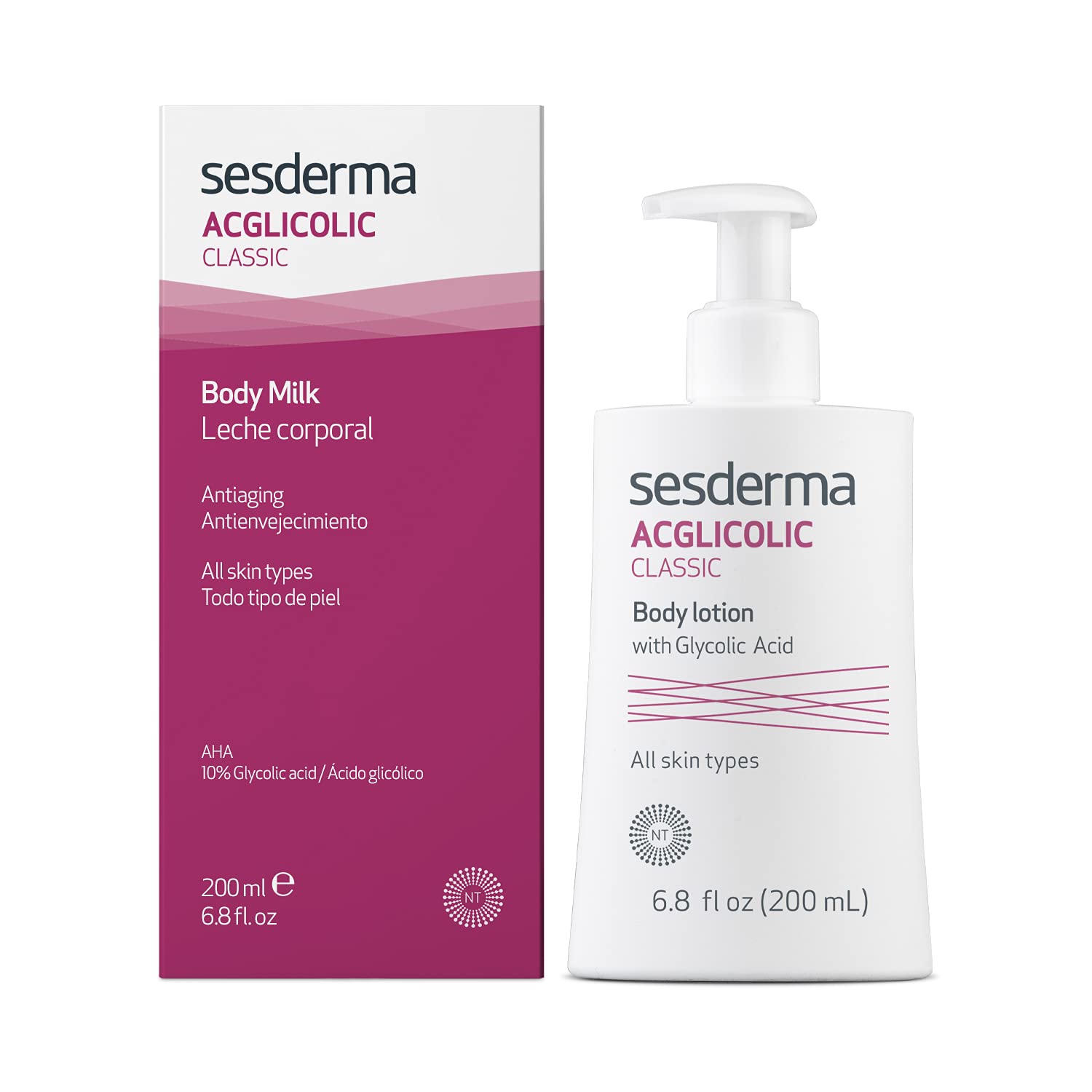 Sesderma - Acglicolic Moisturizing Cream 200 ml - Advanced Renewal and Hydration for Age Defying Complexion - Radiant Vitality - Suitable for All Skin Types