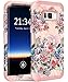 Hocase Galaxy S8 Case, Heavy Duty Protection Shock Absorbing Silicone Rubber Bumper+Hard Plastic Shell Hybrid Dual Layer Protective Case for Samsung Galaxy S8 (SM-G950U) 5.8