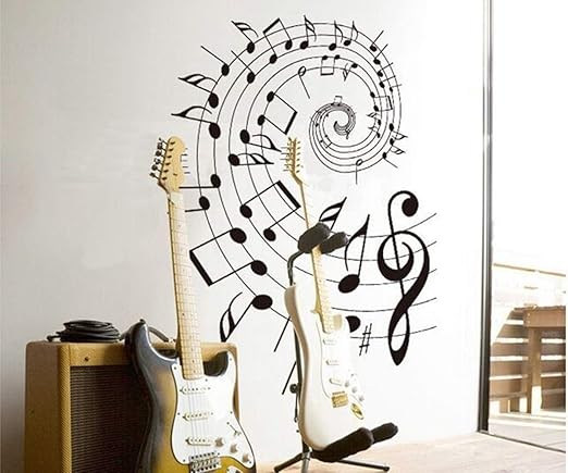 Amazon Com Aderoy Vinyl Mural Decal Art Wall Stickers Musical