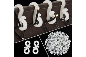 Vikdio 30 Pcs Gutter Hooks for Outdoor Christmas Lights, Gutter Clips for Fixing String Lights on Wedding Halloween Xmas Deco