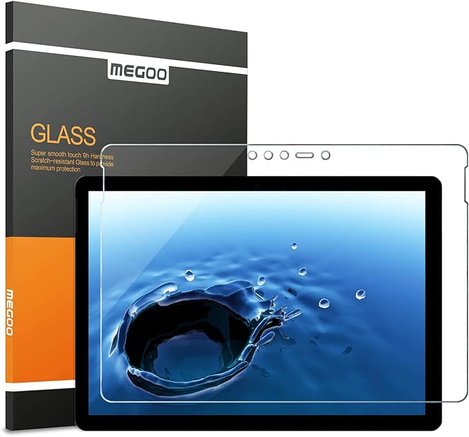 MEGOO Screen Protector for Surface Go 10 Inch, Tempered Glass/Easy