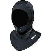 PAWHITS Wetsuit Hood 3mm Thermal Neoprene Diving Hood Wetsuit Hat Cap for Kayaking Snorkeling Sailing Water Sports with Flow Vent