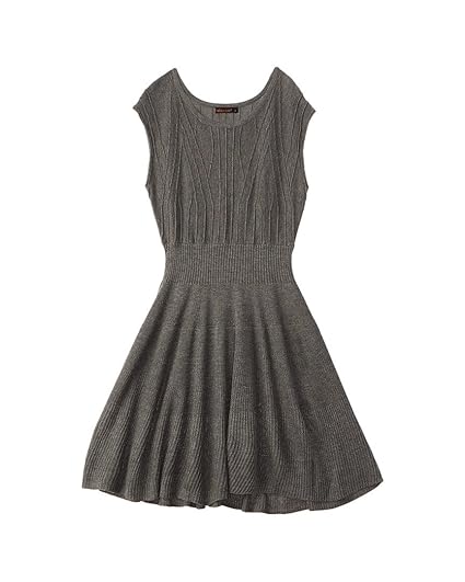 girls gray sweater dress