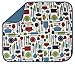 S&T 450000 Microfiber Dish Drying Mat, 16 by 18-Inch, Teal Kitchen Utensils