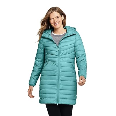 lands end packable down coat