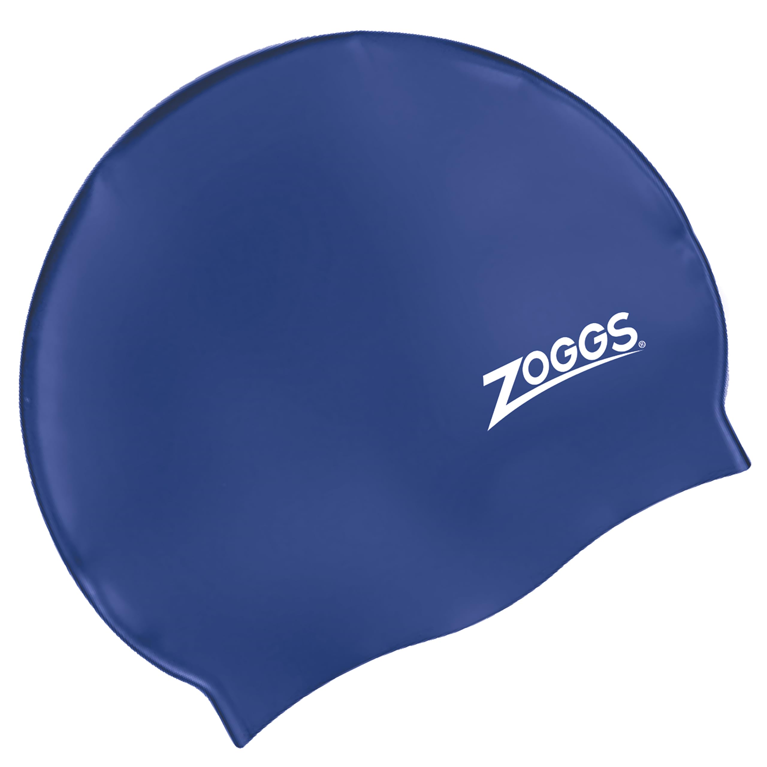 Zoggs Unisex Adult Silicone Swimming Cap - Navy, One Size
