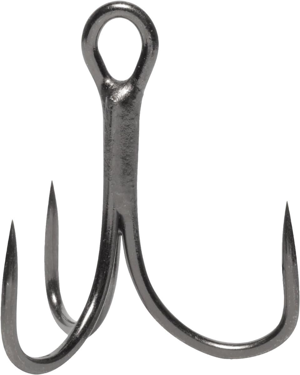 VMCTREBLE HOOK TRIPLE INLINE LIGHT 7552 - By 7, Black Nickel, N°4