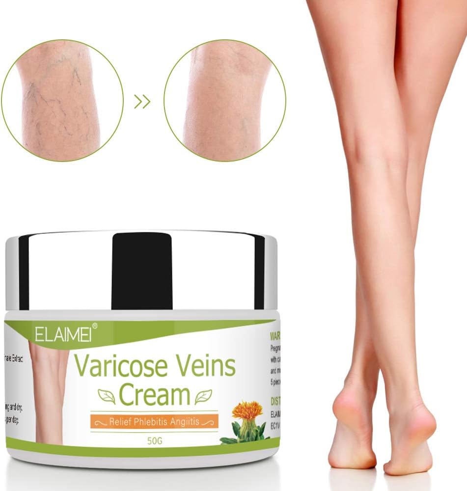 Varicose Veins Cream, Spider Varicose Care Cream for Legs Circulation Balm for Vein Appearance, 50 g (Pack of 1) - Image 4