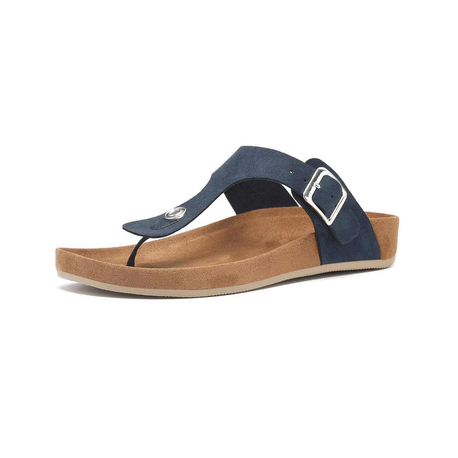 Strap Thong Sandals Buckle Slip 