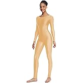 OVIGILY Women's Long Sleeve Unitard Dance Costume Spandex Full Body Suits One Piece Jumpsuits