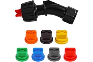 8pcs 110° Flat Fan Spray Nozzles Set, 0.1-0.6mm Interchangeable Sprayer Nozzle Tips for Garden Sprayer Knapsack Boom Pump Agr