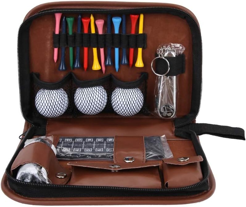 DEWIN Golf Tool Kit Set Bag Outdoor Sport Golfer Leather Golf