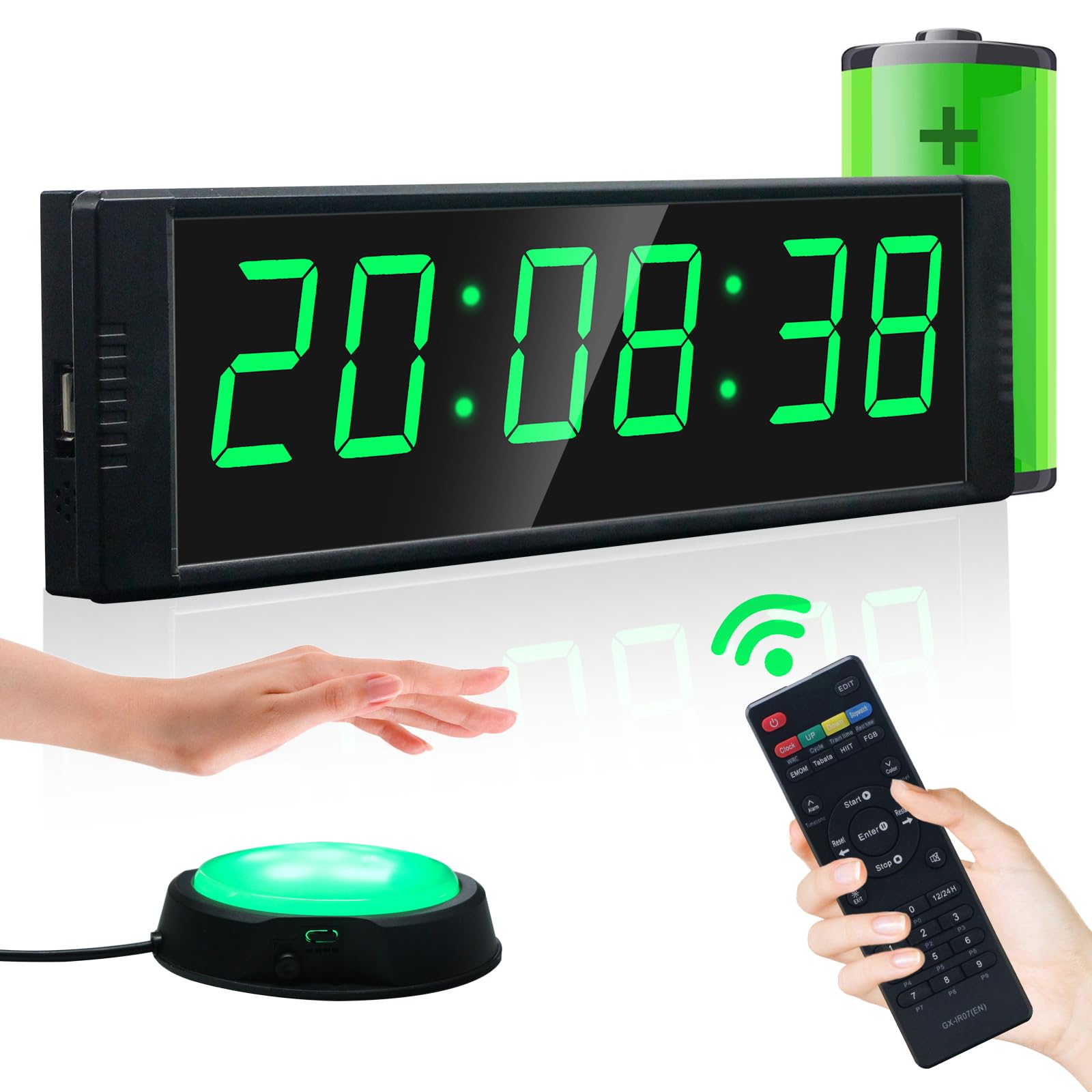 YZ Gym Clock for Home Gym with Start/Stop